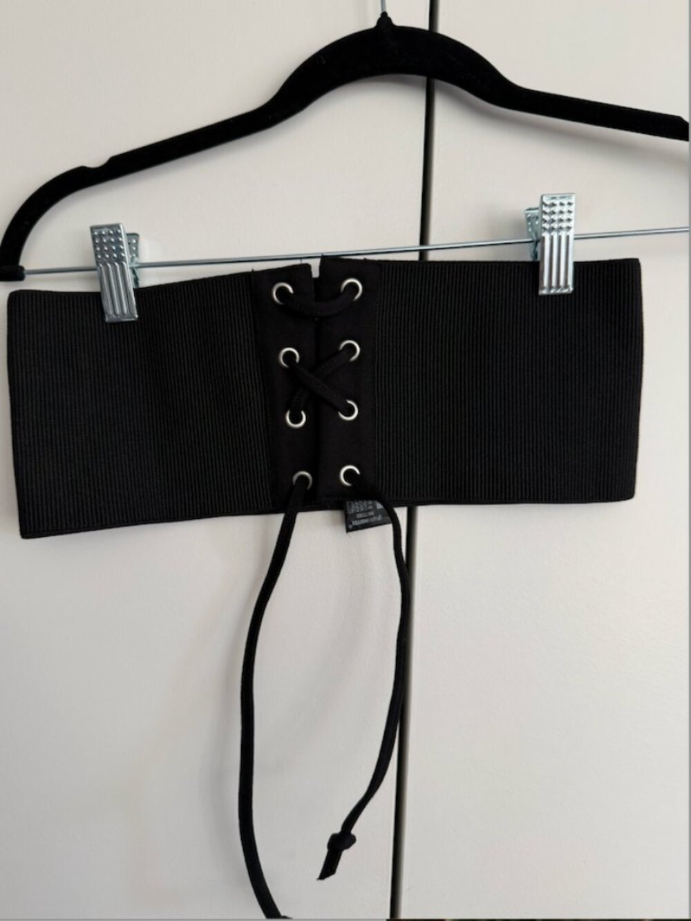 Zara Black Corset Waist Belt